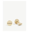 BURBERRY LOGO-ENGRAVED GOLD-PLATED CUFFLINKS