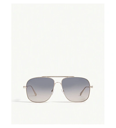 Tom Ford Ft0669 Pilot Frame Sunglasses In Gold