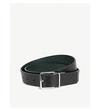 PAUL SMITH ACCESSORIES SAFFIANO CUT-TO-FIT REVERSIBLE LEATHER BELT