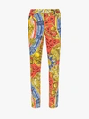 MOSCHINO MOSCHINO GREEK GODS PRINTED SKINNY JEANS,J0320555114147835