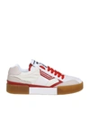 DOLCE & GABBANA MIAMI SNEAKERS IN FABRIC AND NAPPAIRED CALFSKIN,10990970