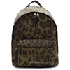 BURBERRY BURBERRY GREEN LEOPARD JETT BACKPACK