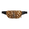 BURBERRY BURBERRY BROWN DEER PRINT SONNY POUCH