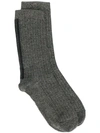 ISABEL MARANT metallic thread socks
