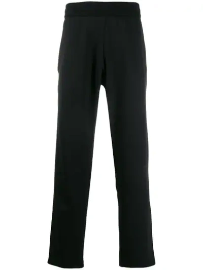 Moschino Side Tape Detail Track Trousers In Black