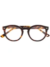 Ahlem St. Germain Round Glasses - Brown