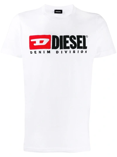 Diesel Essentials Man T-shirt White Size L Cotton