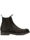 OFFICINE CREATIVE DISTRESSED CHELSEA BOOTS
