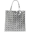 Bao Bao Issey Miyake Prism Tote In Metallic Silver/ Silver