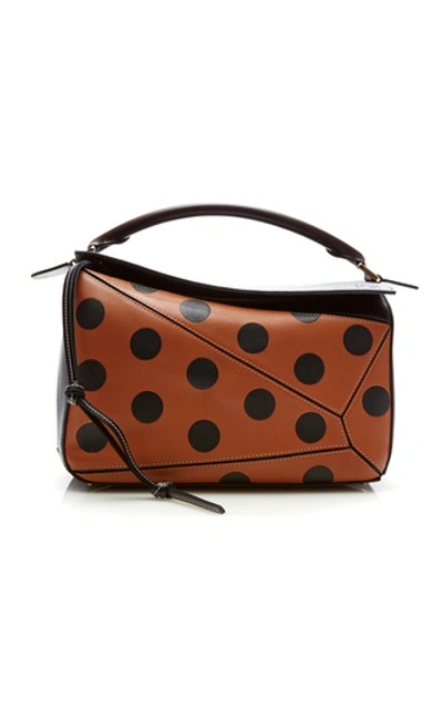 Loewe Puzzle Circles Bag In Brown