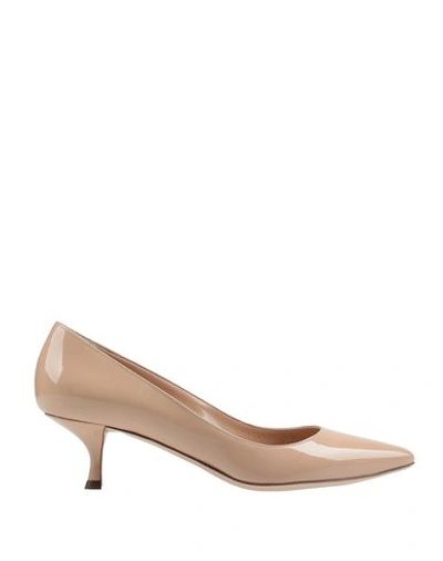 Sergio Rossi Pump In Beige