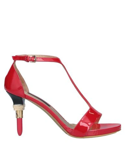 Alberto Guardiani Sandals In Red