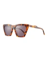 ILLESTEVA LISBON CAT-EYE ACETATE SUNGLASSES,PROD141250127