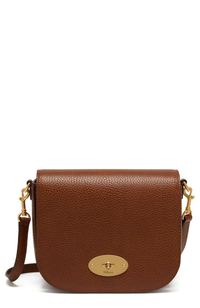 Mulberry Small Darley Leather Crossbody Bag In Oak