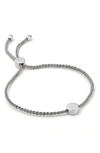 MONICA VINADER LINEAR SOLO DIAMOND FRIENDSHIP BRACELET,SS-BM-LDSD-MNK