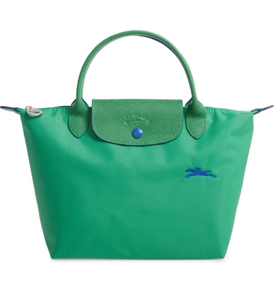 Longchamp Le Pliage Club Small Top-handle Tote Bag In Cactus