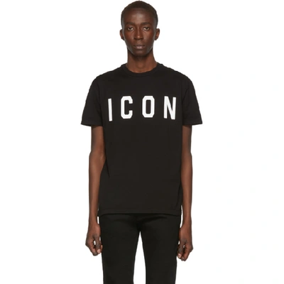 Dsquared2 Icon Print T-shirt - 黑色 In Black