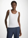 DEREK ROSE DEREK ROSE WOMEN'S SUPPORT VEST LARA MICRO MODAL STRETCH WHITE,1189-LARA001WHI