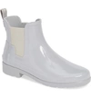 Hunter Original Refined Chelsea Waterproof Rain Boot In Symbol