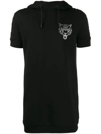 Plein Sport Short-sleeve Hoodie - 黑色 In Black