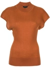 LEE MATHEWS SHORTSLEEVED KNITTED TOP