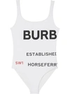 BURBERRY HORSEFERRY PRINT SWIMSUIT