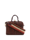 ULLA JOHNSON STRUCTURED WOVEN TOTE