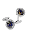 TATEOSSIAN BLUE LAPIS GLOBE CUFF LINKS,PROD150650265