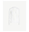 THOM BROWNE LONG-SLEEVED CABLE-KNIT WOOL JUMPER