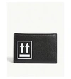 OFF-WHITE SCULPTURE SAFFIANO LEATHER CARD HOLDER