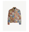 DSQUARED2 BEER-PRINT NYLON JACKET