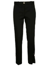 VERSACE SAFETY-PIN TAILORED TROUSERS,10991273