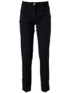 VERSACE BUTTON EMBELLISHED TROUSERS,10991192