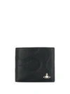 Vivienne Westwood Belfast Squiggle-embossed Wallet In Black