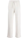 AGNONA KNITTED TRACK PANTS
