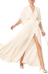 reformation winslow dress ivory Reformation Winslow ivory wrap dress new