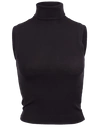 BRUNELLO CUCINELLI Sleeveless Cropped Turtleneck