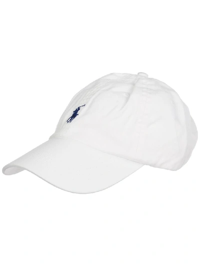 Ralph Lauren Adjustable Men's Cotton Hat Baseball Cap In Bianco