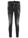 Dsquared2 Skinny Dan Denim Pants In Black (black)