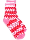 VANS warped checkerboard socks