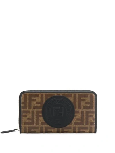 Fendi Roma Continental Wallet - 棕色 In Brown