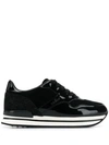 Hogan H222 Sneakers In Black In Black