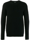 Roberto Collina Pullover Mit Lockerem Schnitt In Black