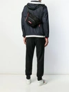 MONCLER MONCLER LOGO PATCH BELT BAG - 黑色