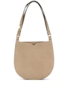Valextra Hobo Weekend Bag In Neutrals