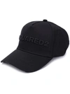 Dsquared2 Black Logo Baseball Cap In M084