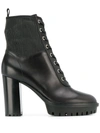 GIANVITO ROSSI LACE-UP PLATFORM BOOTS
