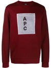 APC LOGO PRINT SWEATSHIRT