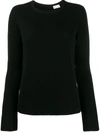 RED VALENTINO RED VALENTINO POINT D'ESPRIT TULLE SWEATER - 黑色
