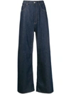 MM6 MAISON MARGIELA MM6 MAISON MARGIELA WIDE-LEG JEANS - 蓝色